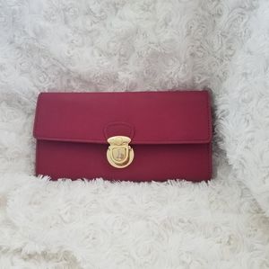 Large Red Badgley Mischka Wallet